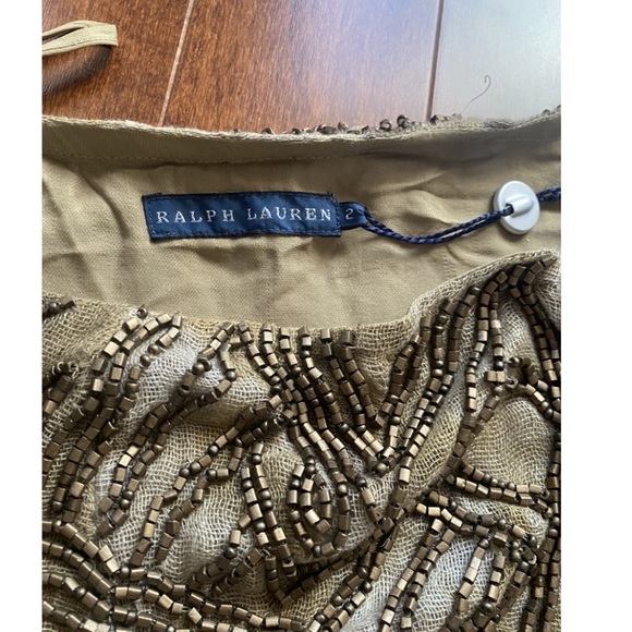 NWT Blue label Ralph Lauren beaded mini skirt. - Picture 6 of 6
